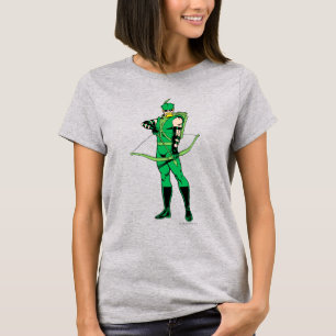T-shirt Flèche verte debout avec flèche