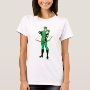 T-shirt Flèche verte debout avec flèche