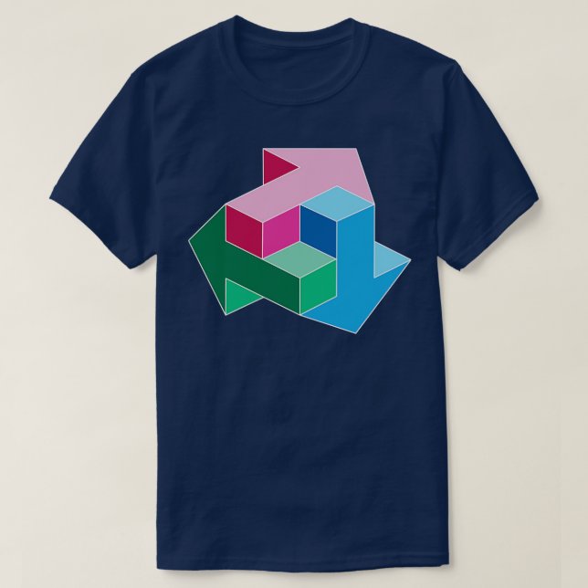 T-shirt Flèches 3D (Design devant)