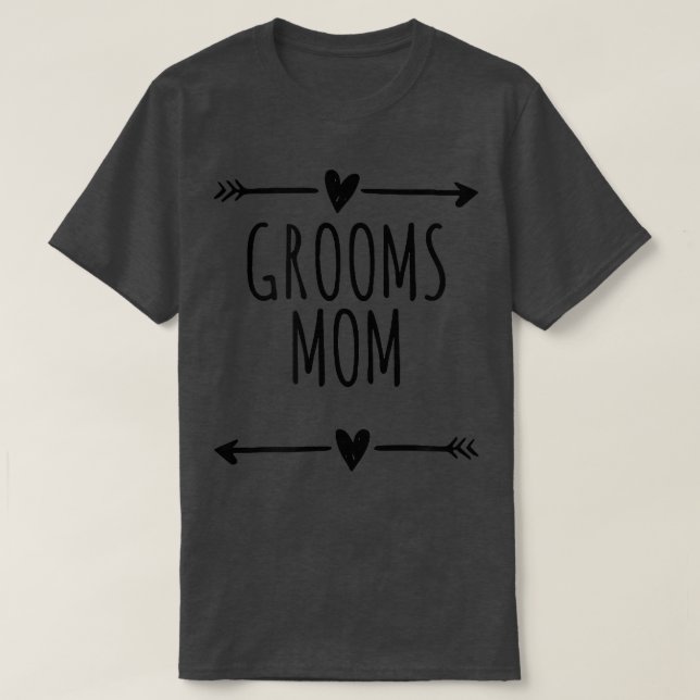 T-shirt Flèches Amour Drôle Mariés Maman  (Design devant)