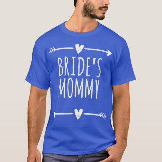 T-shirt Flèches Coeur mignonne maman de la mariée Drôle Di