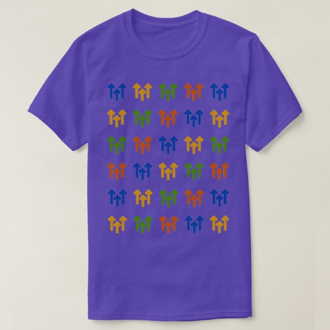 T-shirt Flèches colorées (Design devant)