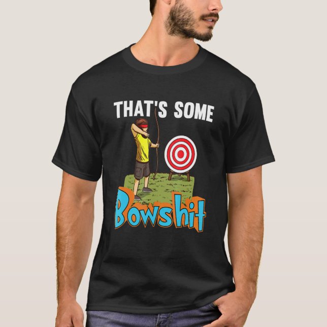 T-shirt Flèches De Chasse Et Citation De Tir À L'Arc Cible (Devant)