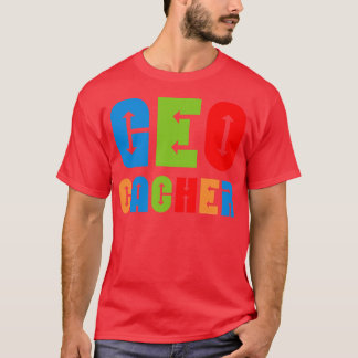 T-shirt Flèches de géocacher colorées