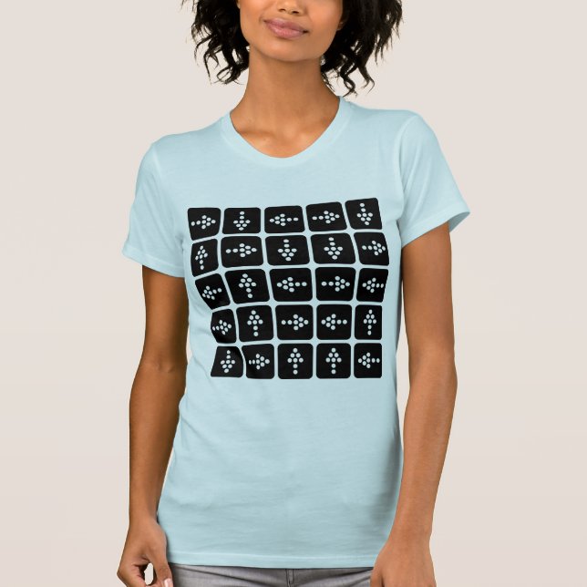 T-shirt Flèches de style LED (Devant)