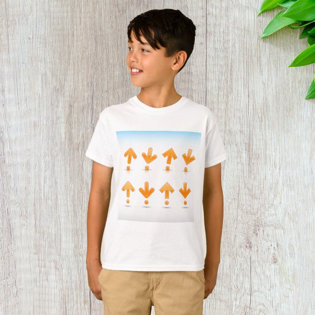 T-shirt Flèches orange (Créateur téléchargé)