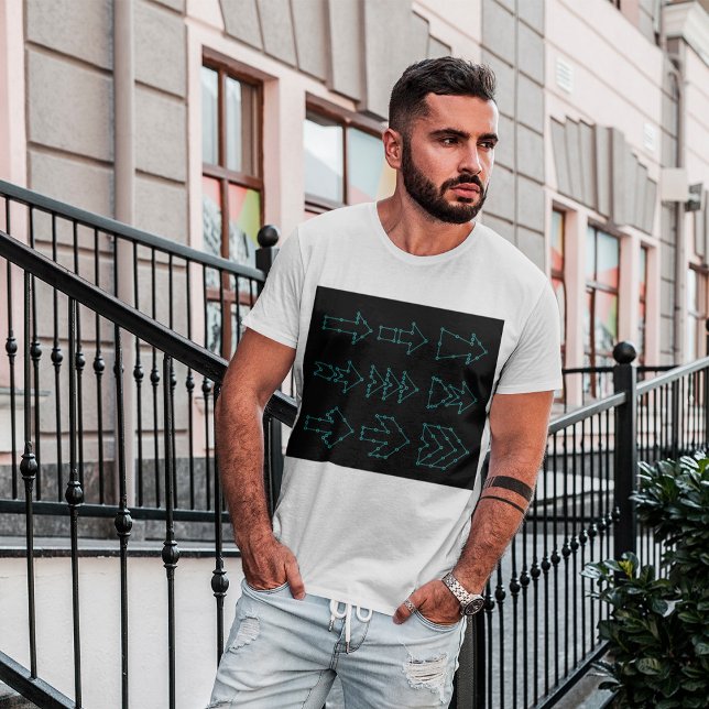 T-shirt Flèches pointillées (Créateur téléchargé)