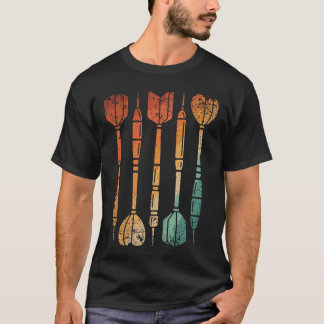 T-shirt Fléchette Cool Pour Hommes Femmes Cible Fléchettes