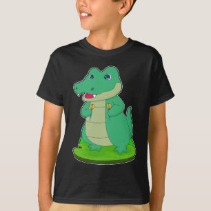 T-shirt fléchettes de crocodile