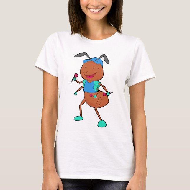 T-shirt Fléchettes de fléchettes de sport (Devant)