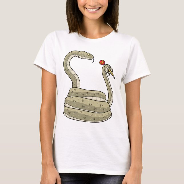 T-shirt Fléchettes de fléchettes de sport de serpent (Devant)