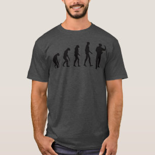 T-shirt fléchettes de l'évolution