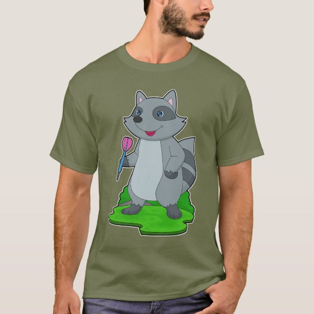 T-shirt Fléchettes de Raton Laveur (Devant)