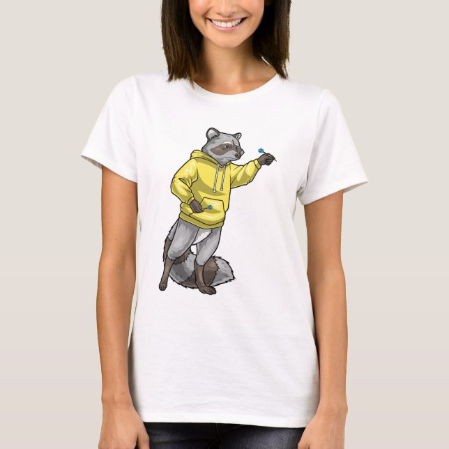 T-shirt Fléchettes de Raton laveur (Devant)