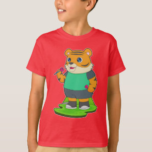 T-shirt fléchettes de tigres