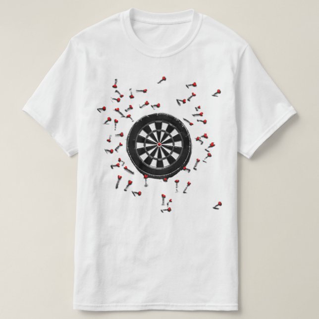 T-shirt Fléchettes Drôles (Design devant)