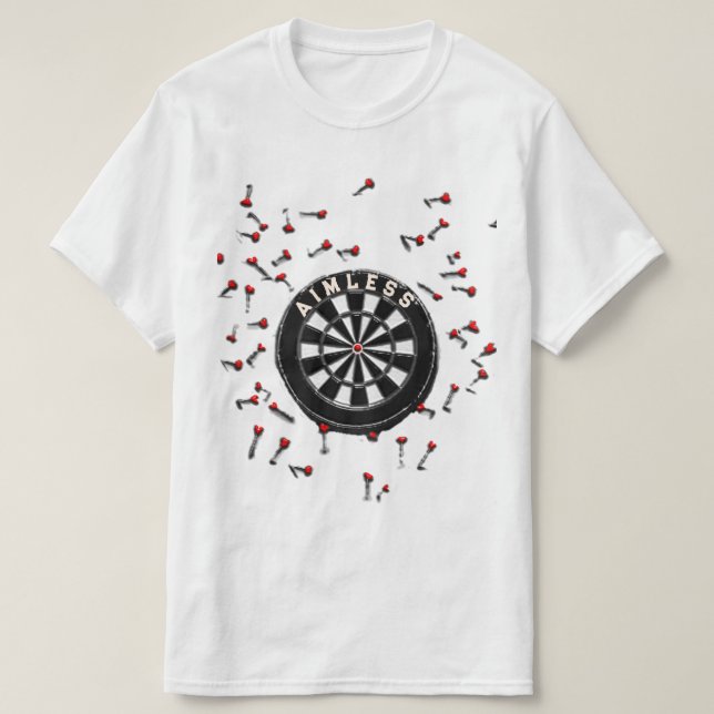T-shirt Fléchettes Drôles (Design devant)