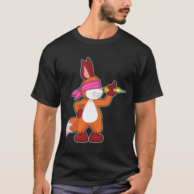 T-shirt Fléchettes Fox Dart Sports (Devant)