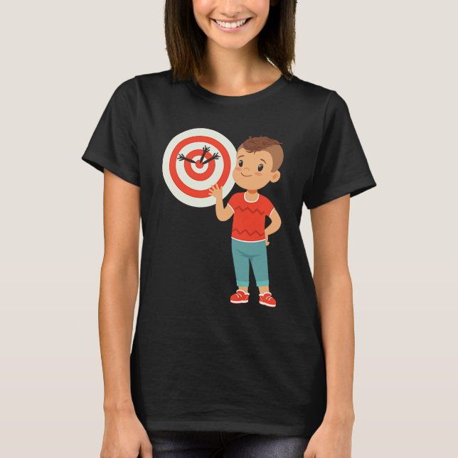 T-shirt fléchettes pour les joueurs de fléchettes Pally 20 (Devant)