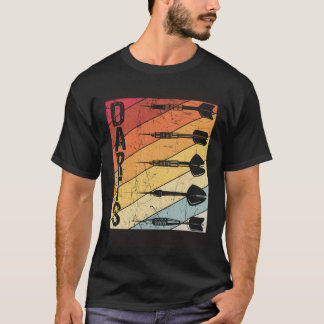 T-shirt fléchettes sport Vintage rétros fléchettes Bullsey