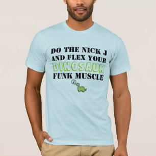 T-shirt fléchissez votre muscle de trouille de dinosaure