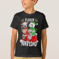 Fleece Feliz Navidad Funny Cute Sheep Noël