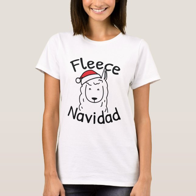 T-shirt Fleece Navidad (Devant)