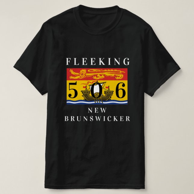 T-shirt Fleeking Nouveau-Brunswick Nouveau-Brunswick perso (Design devant)