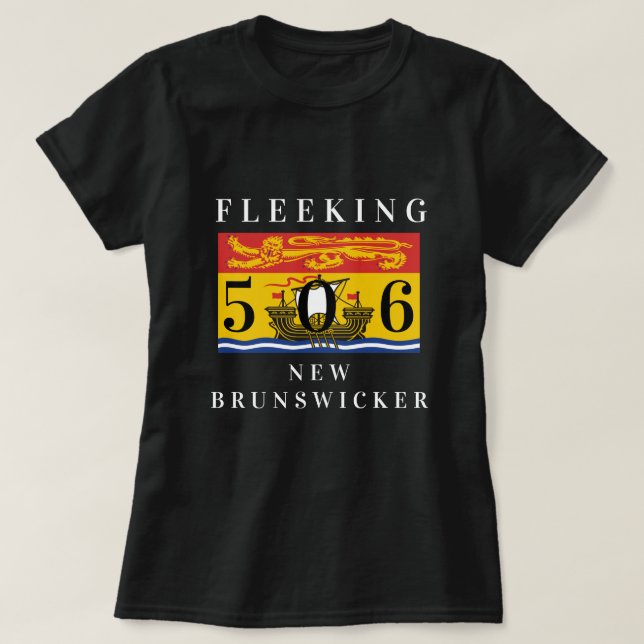 T-shirt Fleeking Nouveau-Brunswick Nouveau-Brunswick perso (Design devant)