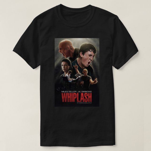 T-shirt Fletcher Drummer Damien Chazelle Whiplash Cute Gif (Design devant)
