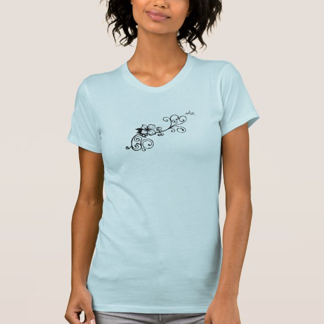 T-shirt fleur (Devant)