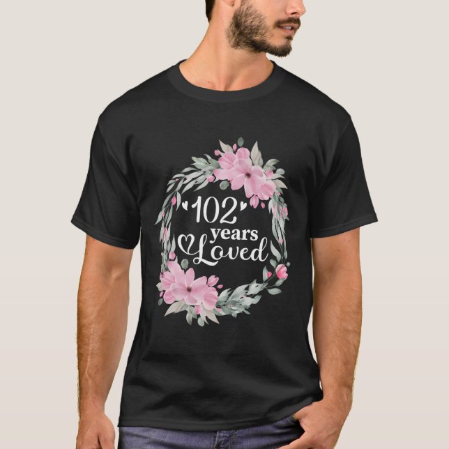 T-shirt Fleur 102 Anniv 102ème (Devant)