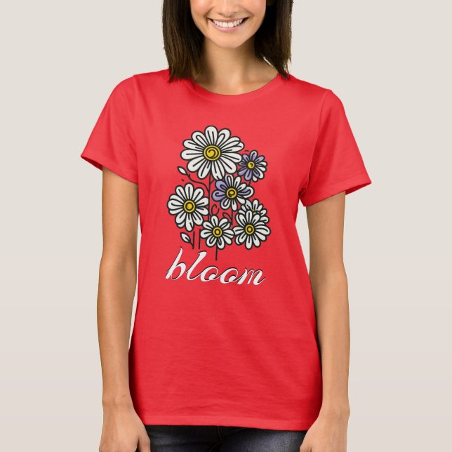 T-shirt Fleur 14 (Devant)