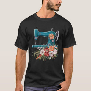 T-shirt Fleur à coudre Floral Seamstress SewT-Shirt