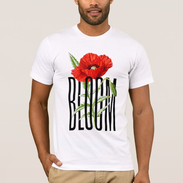 T-shirt Fleur à jamais (Devant)