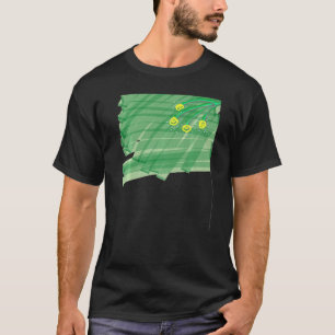 T-shirt Fleur Abstraite