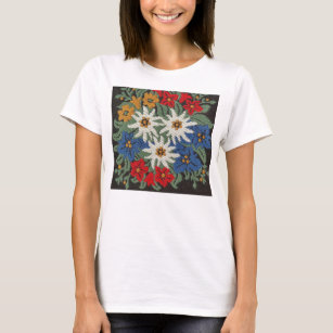T-shirt Fleur alpine suisse Edelweiss