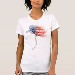 T-shirt Fleur Américaine