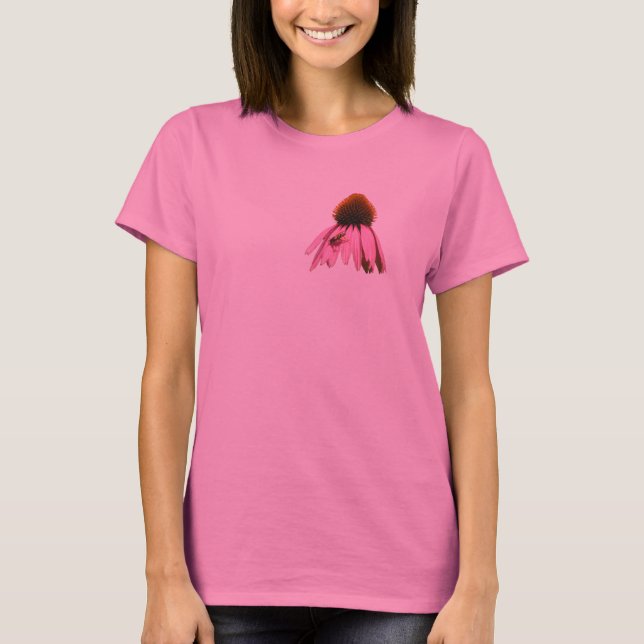 T-shirt Fleur avec Hoverfly (Devant)