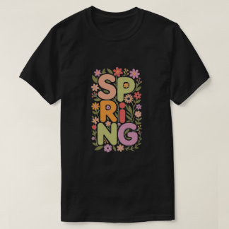T-shirt Fleur avec printemps