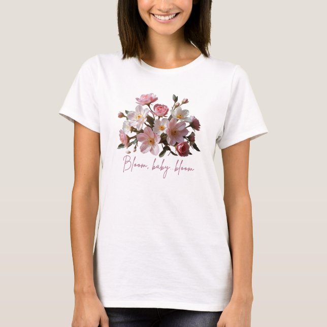 T-shirt Fleur bébé, chemise fleurie (Devant)