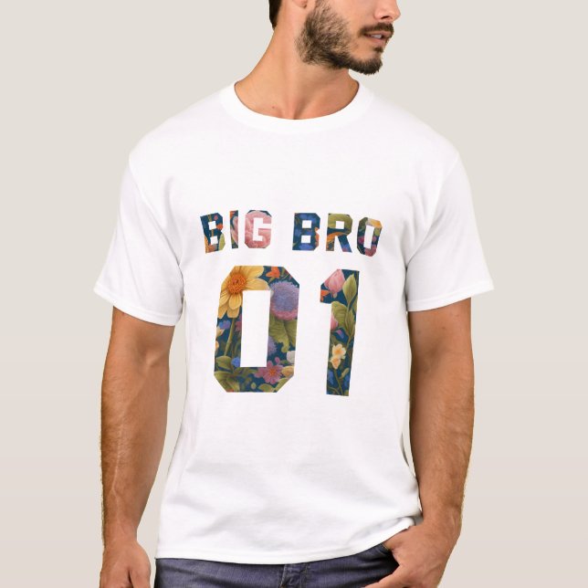 T-shirt Fleur Big Bro 01 (Devant)