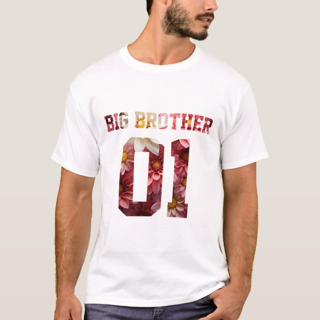 T-shirt Fleur Big Brother 01 (Devant)
