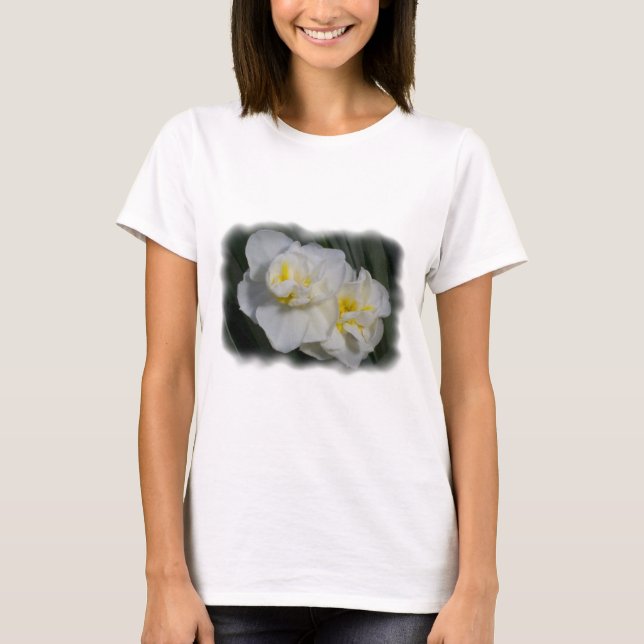 T-shirt Fleur blanche (Devant)