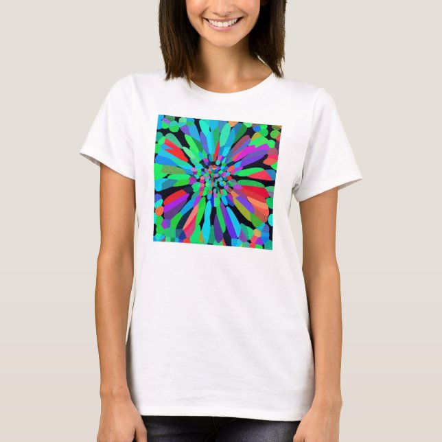 T-shirt Fleur bleue (Devant)