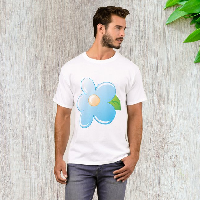 T-shirt Fleur bleue (Créateur téléchargé)