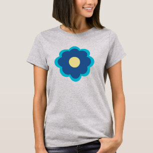 T-shirt Fleur bleue