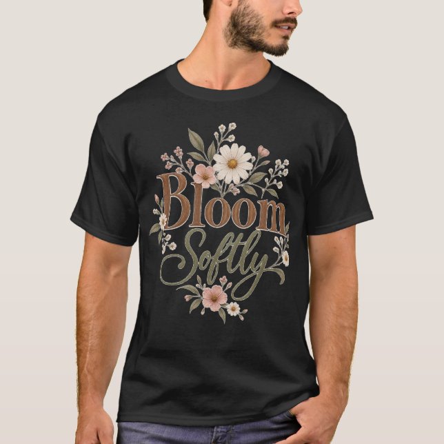 T-Shirt Fleur 'Bloom Softly' (Devant)