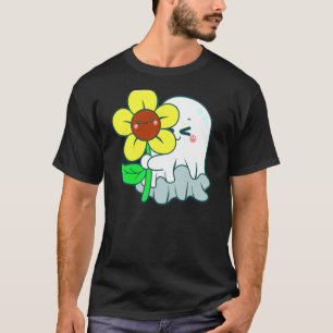 T-shirt Fleur Boo Fille Anniversaire Jumelle Coquette Cœur