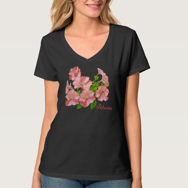 T-shirt Fleur botanique de Petunia (Devant)